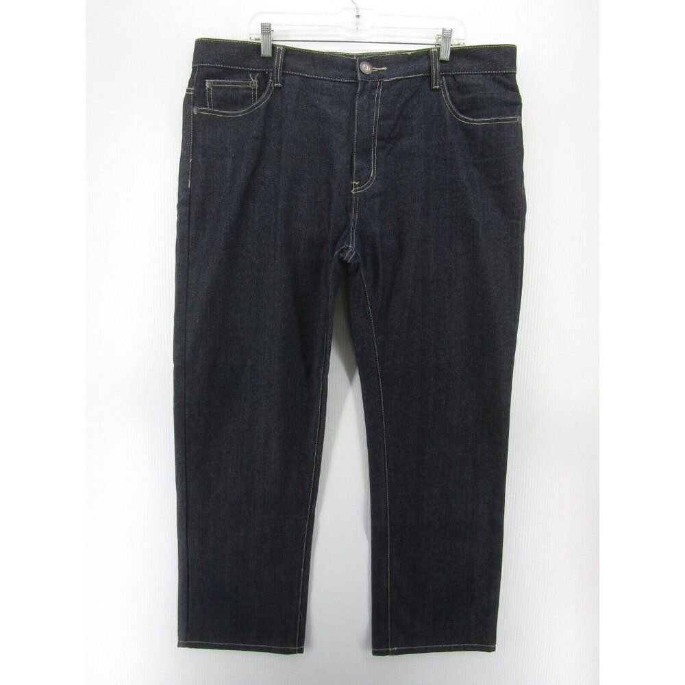 VINTAGE Hip Hop Jeans 40 Jeanetix Baggy Loose Denim Flap Pockets 40X31